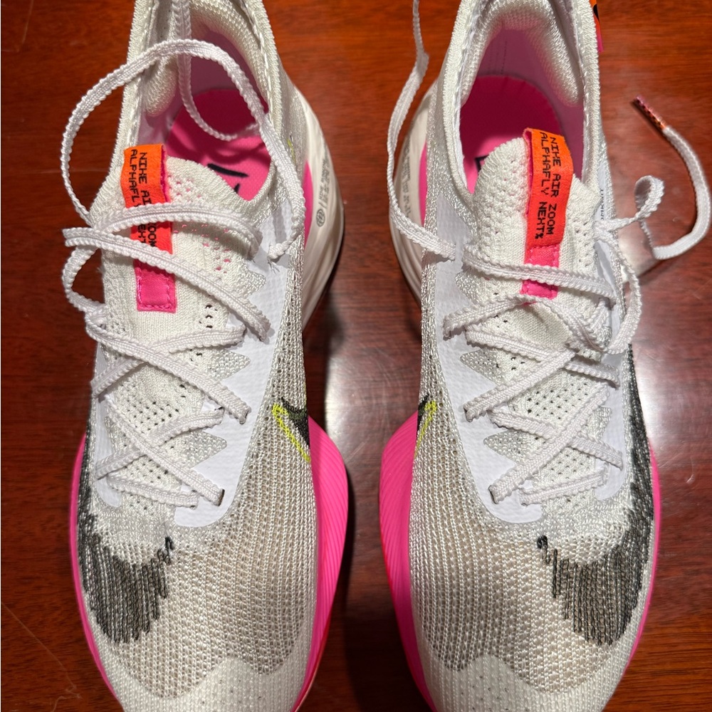 Nike Zoom AlphaFly Pink and White Athletic DJ5456-100